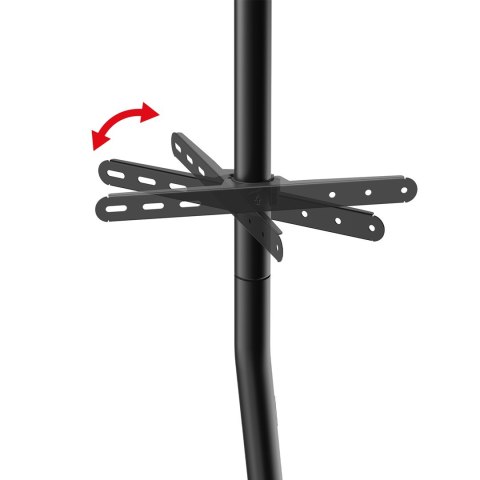 MACLEAN UCHWYT STOJAK PODŁOGOWY DO TELEWIZORA, 32-70", MAX. VESA 400X400, MAX. 40KG MC-494