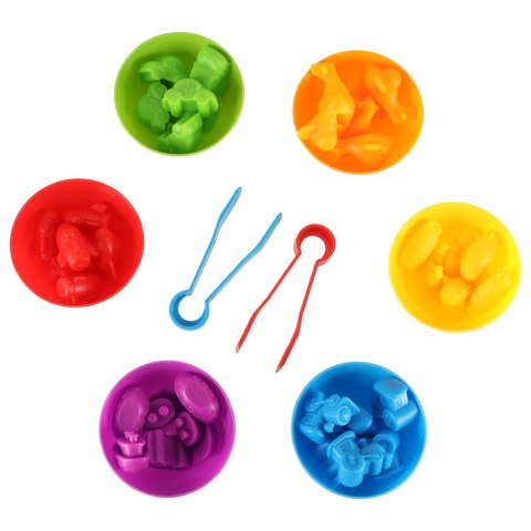 Pojazdy edukacyjne nauka liczenia montessori 36el.