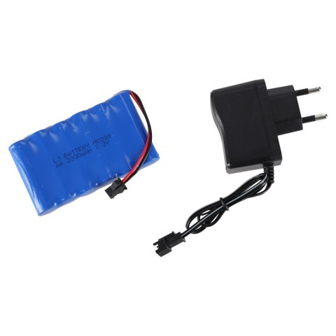 Samochód zdalnie sterowany na pilota RC Rock Crawler 1:12 4WD METAL srebrny