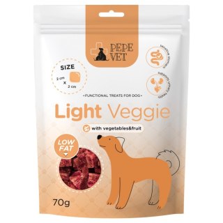Paka Zwierzaka PEPE VET Przysmak Light Veggie 70g