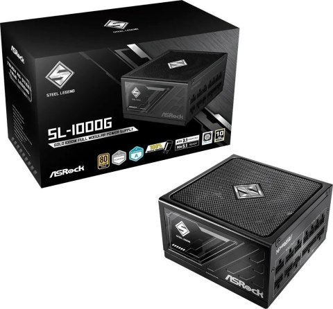 Zasilacz ASRock STEEL LEGEND 1000W 80 Plus Gold