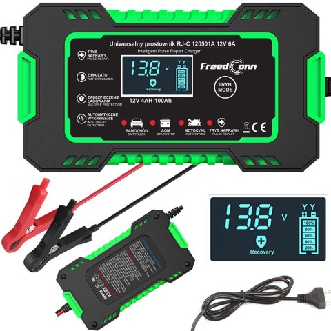 Prostownik akumulatorowy FreedConn RJ-C 120501A 12V, 6A