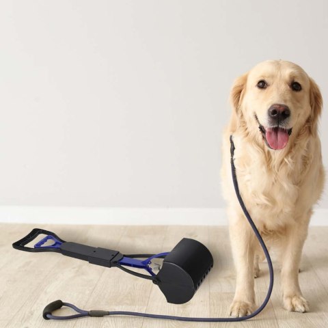 Łopatka do zbierania odchodów kupozbieracz niebieski