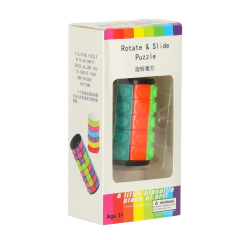 Układanka logiczna łamigłówka walec obrotowy 5 rzędów