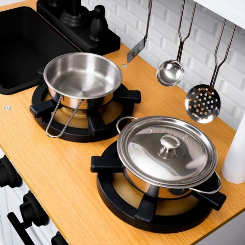 PROMIS KUCHNIA DZIECIĘCA DREWNIANA Z AKCESORIAMI K