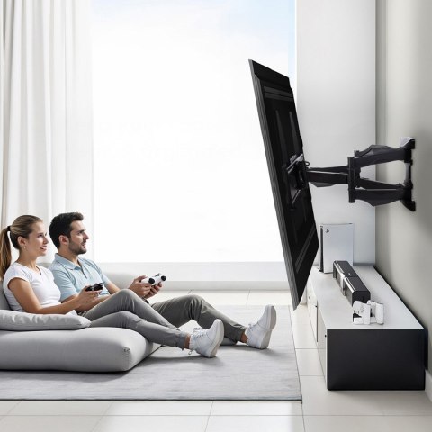 Uchwyt ścienny do telewizora Maclean MC-781 (Obrotowy, ścienne, Uchylny; 26" - 55"; max. 45kg)