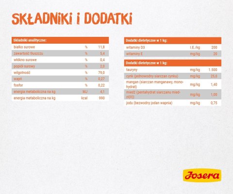 JOSERA Filet kurczak - mokra karma dla kota - 70 g