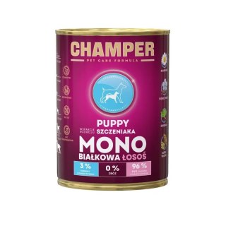 CHAMPER PUPPY MONOBIAŁKOWA łosoś mokra karma dla psa 400 g