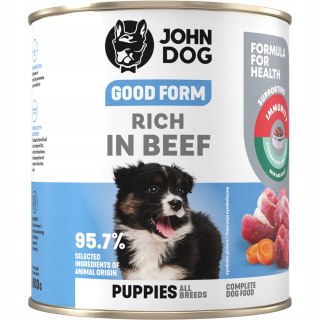 John Dog GOOD FORM SZCZENIAK WOŁOWINĘ KARMA 800g