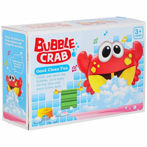 Generator baniek piany zabawka do kąpieli krab