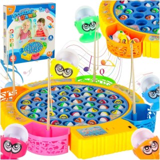 Gra zręcznościowa rodzinna rybki łowienie 45 rybek + 4 wędki