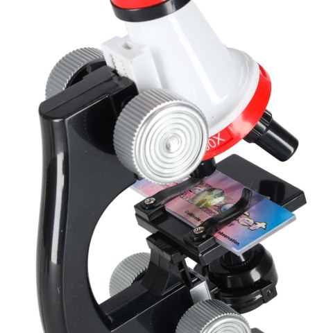 Mikroskop szkolny edukacyjny naukowy 1200x akcesoria