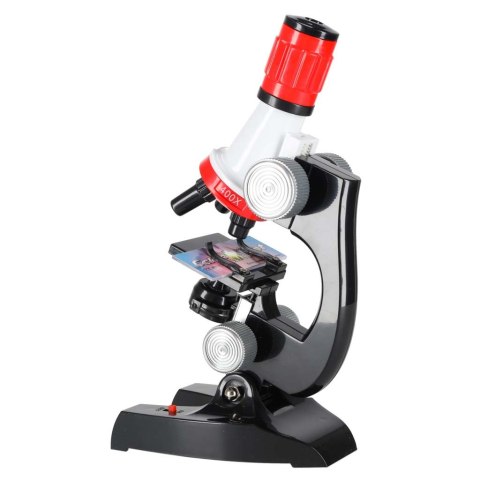 Mikroskop szkolny edukacyjny naukowy 1200x akcesoria