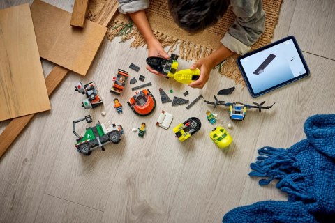 LEGO City 60505 Samolot, wóz serwisowy i poduszkowiec