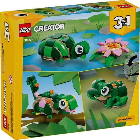 LEGO Creator 31377 Żółw z kwiatem lilii wodnej