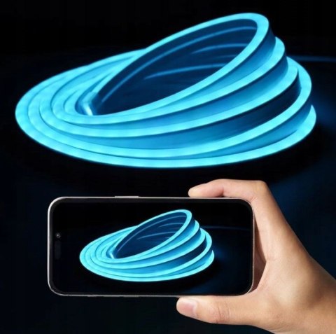 Taśma LED Vention Silicone Neon z pilotem IR i zasilaczem DC 12V 5m