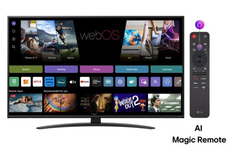 Telewizor LG NanoCell 50NANO81A3A 50'' 4K Ultra HD WebOS Dolby Digital DVB-T2 Czarny