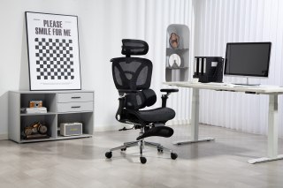 Activejet Fotel biurowy Ergonomiczny YK848 czarny