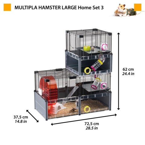 FERPLAST Multipla Hamster Large 107,5x37,5x H 42cm
