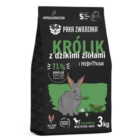Paka Zwierzaka Seventh Heaven Królik z dzikimi ziołami PUPPY ''S'' 3kg