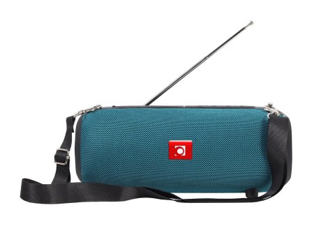 GEMBIRD PRZENOŚNY GŁOŚNIK BLUETOOTH SPK-BT-17-G FM-RADIO, WBUDOWANY MIKROFON, KOLOR ZIELONY, USB, AUX, MICROSD