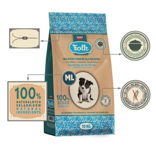 FOLK Delikatny posiłek dla malucha z królikiem, cielęciną i marchewką ML 10kg