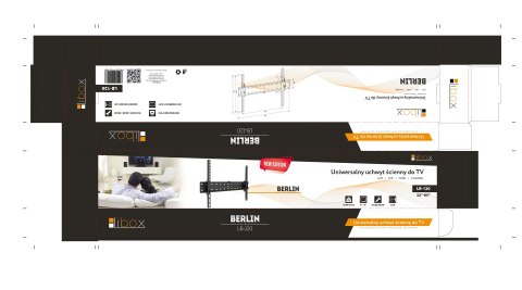Uchwyt ścienny do telewizora Libox Berlin LB-120 (ścienne; 37" - 70"; max. 50kg)