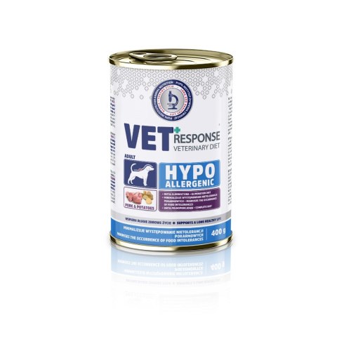 VET RESPONSE Hypoallergenic wiep.karma dla psa 400g