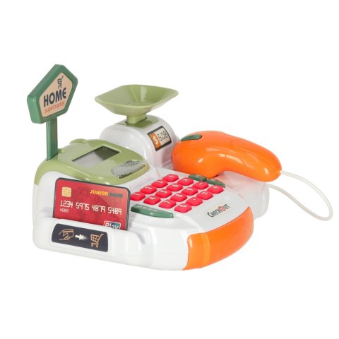 Kasa fiskalna dla dzieci supermarket sklep skaner kalkulator koszyk z akcesoriami 36 el.