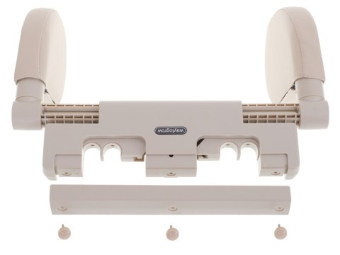 Zagłówek samochodowy poduszka podróżna oparcie na głowę szyje do samochodu regulowane beżowy