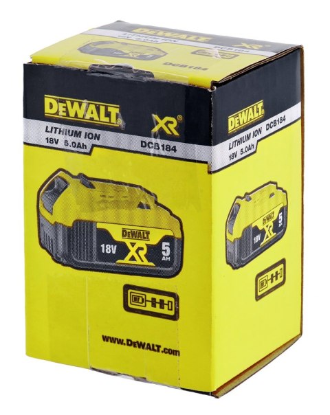 Akumulator DeWalt XR DCB184-XJ (Li-Ion) BOX ORYGINAL