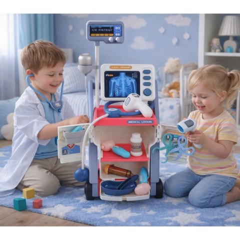 Zestaw Małego Doktora Stetoskop Światła Różowy