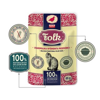 FOLK Staropolska wyśmienita przepiórka saszetka 85g