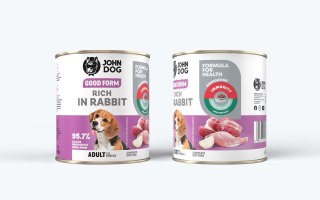 John Dog GOOD FORM DOROSŁY W KRÓLIKA KARMA 800g