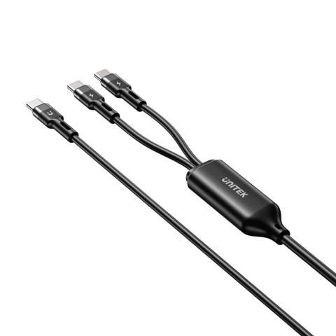 UNITEK KABEL USB-C 2W1 PD 100W SILIKON 1,8M