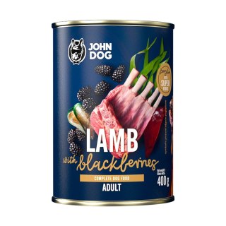 John Dog BERRY Adult jagnięcina z jeżynami 800g