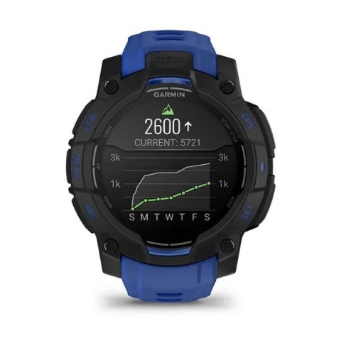 Smartwatch GARMIN Instinct 3 AMOLED 45mm Black/Bolt Blue