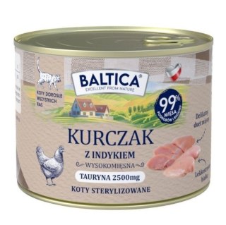 BALTICA SMAKI REGIONÓW Kot dorosły Kurczak z indykiem 185g