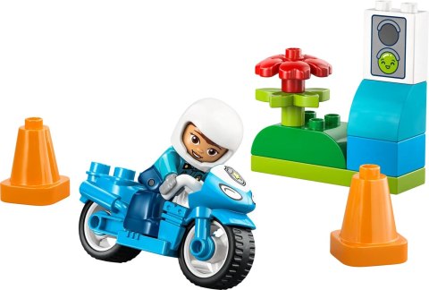 LEGO DUPLO TOWN 10471 Niebieski motocykl policyjny