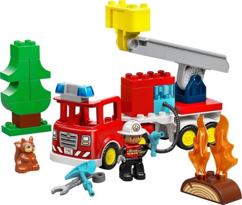 LEGO DUPLO TOWN 10473 Wóz strażacki z wężem i strażakiem