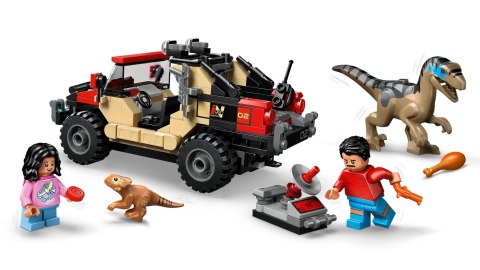 LEGO Jurassic World 76972 Ucieczka terenówką przed raptorem