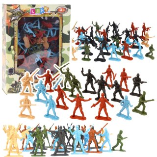 Duży Zestaw Żołnierzyków Militarny Wojsko Armia Figurki