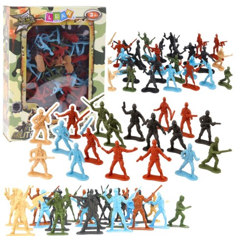 Duży Zestaw Żołnierzyków Militarny Wojsko Armia Figurki
