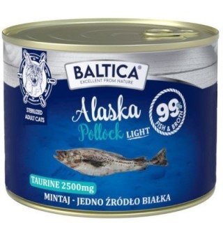 BALTICA EXCELLENT Karma mokra kot Alaska Pollock LIGHT (Mintaj) 185g