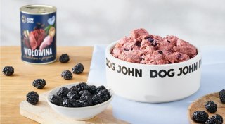 John Dog BERRY wołowina i królik z jeżynami400g