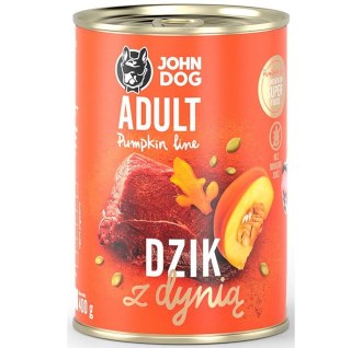 John Dog PUMPKIN Adult dzik z dynią 400g