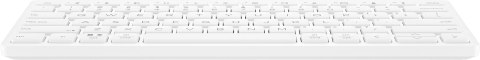 Klawiatura HP 350 Compact Multi-Device Bluetooth Keyboard bezprzewodowa biała 692T0AA