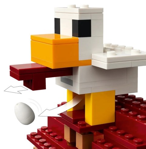 LEGO Minecraft 21273 Atak balonowego Ghasta na wioskę