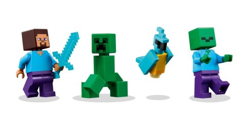 LEGO Minecraft 21275 Dom TNT w dżungli