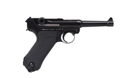 Wiatrówka pistolet RANGER P08 Parabellum KWC kal. 4,5 BBs BLOW BACK 21 strz. FULL METAL CO2 (AAKCMB410AZB)